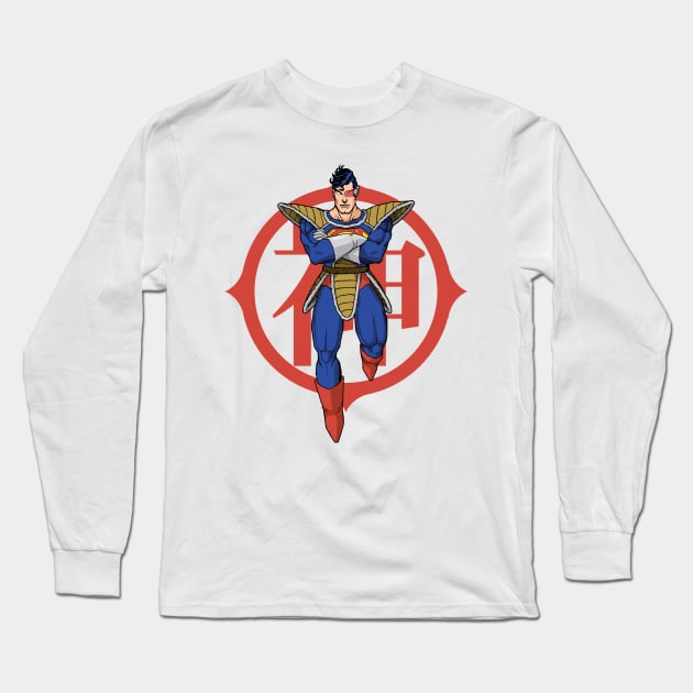 Super Vegeta Long Sleeve T-Shirt by crizdesigner